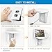 Wall Outlet Shelf Holder Charging Socket Power Perch Organizer, [up to 15lbs] [Easy Install] with Standard Vertical Outlet, Space Saving Solution for Echo/Google Home/Cell Phone/Smart Speaker(2 Pack)