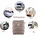 JK Deluxe Inflatable Foot Rest– Traveling Pillow For Feet & Legs For Car, Airplanes & More– Kids Travel Pillow– Foot Elevation Pillow For Desk, Office, Home with Ebook, Carry Bag, Dust Cover & Pump