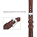 Fitbit Alta HR and Alta Band, Benuo [Vintage Series] Premium Genuine Leather Strap, Classy Replacement Band with Metal Buckle Clasp, Adapters for Fitbit Alta Smart Fitness Tracker (Dark Brown)