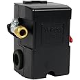 Pressure Switch for Air Compressor 95-125 psi Single Port HEAVY DUTY 26A Replaces HUBBELL FURNAS SQUARE D SIEMENS SEARS DEWALT CRAFTSMAN BLACK MAX JENNY BLACK AND DECKER