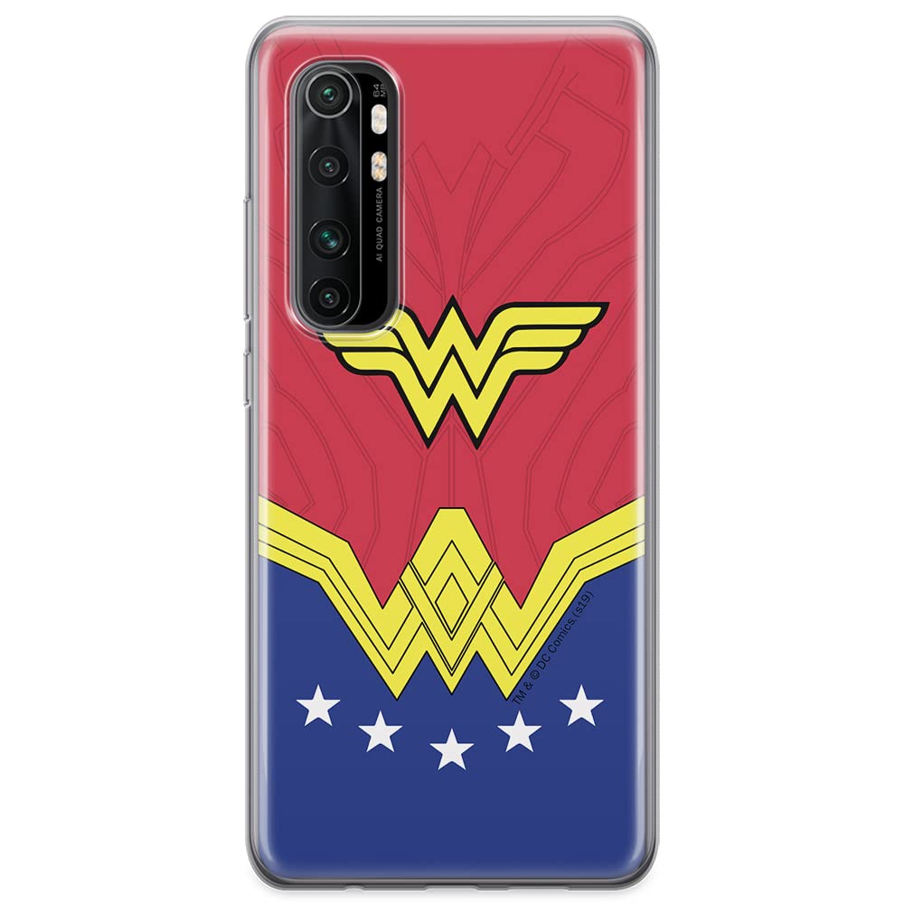 ERT GROUP mobile phone case for Xiaomi MI NOTE 10 Lite original and officially Licensed DC pattern Wonder Woman 008 optimally adapted to the shape of the mobile phone, case made of TPU