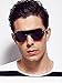 LUOMON Men's Polarized Shield Sunglasses with Semi Rimless Unbreakable Frame LM061