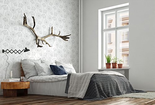 Puffs Scandinavian wall stencil - Expedited 3 Days Delivery - Wall Accent - Reusable Template - Large Mylar Washable Plastic - Repeatable Pattern for Bedroom DÃ©cor