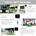 TV Antenna, Bestrillion Digital Indoor TV Antenna for 50 Miles 1080P HDTV Antenna - Detachable Amplifier Signals Booster with 10 Feet Highest Performance Coaxial Cable - Sliver Board Inside