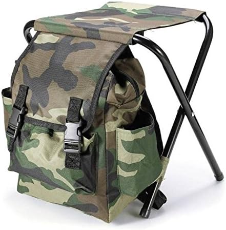 Fishing Chair Outdoor Portable Folding Stool Backpack Portable Folding Fishing Chair Backpack