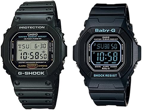 Amazon カシオ Casio メンズ レディース Gショック ベビーg ペアウォッチ デジタル 多機能 ブラック Dw 5600e 1jfbg 5600bk 1jf 腕時計 正規輸入品 メンズ腕時計 腕時計 通販