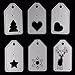 Christmas Cutting Dies for DIY Scrapbook Supplies, Metal Die Cuts for Card Making, DIY Scrapbooking and Embossing Paper Craft (6 Pcs Christmas Set)