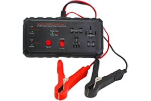 12V Automotive Relay Tester, Car Battery & Alternator Test Kit | Relay Switch & Circuit Inspector | Tests 4 & 5 Pin Relays | 