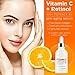 Vitamin C High Potency 3% Retinol Blend | Anti-Aging Serum for Face | Professional Grade Quality | Helps Reduce Appearance of Fine Lines & Wrinkles, Brightens and Improves Appearance of Skin Tone