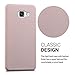 kwmobile Case Compatible with Samsung Galaxy A5 (2016) - Soft Durable Shockproof PU Leather Smartphone Cover - Dusty Pink