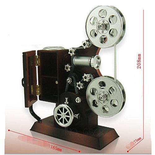 Buy Christmas Gift, Mechanical Classical Movie Projector Music Box With Jewelry Box and Mirror