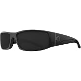 Spy Cooper Rectangular Sunglasses for Men for Women | In Matte Black, Black &amp; Soft Matte Black. Polarized options available. Bonus kit: spray, cloth, screwdriver &amp; mirror.