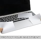 All-inside 13inch Palm Rest Cover with Trackpad Protector Sticker Skin Silver for MacBook Air 13.3