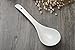 Porlien White Bone China Large Soup Spoons- Soup Ladles (9 Inches)