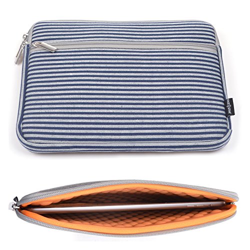 Case Star Â® 10 Inch Bohemian Style Canvas Fabric Tablet Pad E-reader Carrying Case Protective Sleeve Zipper Bag with Anti-Shock EVA Foam Shock-Resistant Padding Inside For Apple iPad Air 2 A1566 / A1567 And Apple iPad Air A1474 / A1475 (Horizontal T
