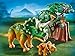 Playmobil Explorer and Triceratops with Baby
