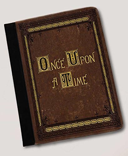 Once Upon A Time Fairytale Book Inspired Folio Case. ipad mini , canvas & leather Gear for ipad cases