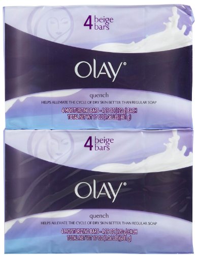 Olay Body Quench Body Bar, 4.25oz Bars, (Pack of 4)