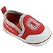 College Edition NCAA (Team) Premium Baby Soft Sole Comfortable Shoe Featuring Easy on and Off tab, Red,Medium =3-6 Months