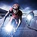 Eagle Eye USB Rechargeable Bike Light Set by Apace - Powerful 300 Lumens LED Bicycle Headlight & Tail Light - Super Bright Front Light & Rear Light for Cycling Safety (Blue-Silver, Premium Gift Box)