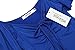 Meaneor Women's Plus Size Slimming V-neck Smocked Empire Waist Top Blouse Tshirt Blue XL