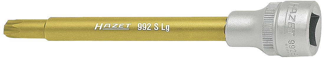 HAZET 992SLG-T30 Torx Profile T 30 Coolant Pump Screwdriver Socket - CVD-Tin Coated