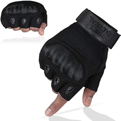 fingerless tactical shooting gloves