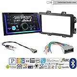 Volunteer Audio JVC KW-R930BTS Double Din Radio Install Kit with Bluetooth USB AUX Fits 2013-2014 Honda Civic (With Factory Nav)
