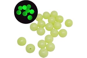 UNCLESPORTINFOF 200pcs/pack Soft Rubber Fishing Beads Round Plastic Rig Beads 3mm-12mm Carp Fishing Gear Accessory