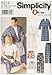 Simplicity Men And Women's 2 Hour Sleepwear Pajama Sewing Patterns, Sizes XL-XXXL and Chest Sizes 52-62
