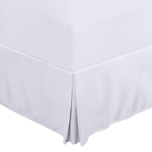 Utopia Bedding Queen Bed Skirt Soft Quadruple Pleated Ruffle