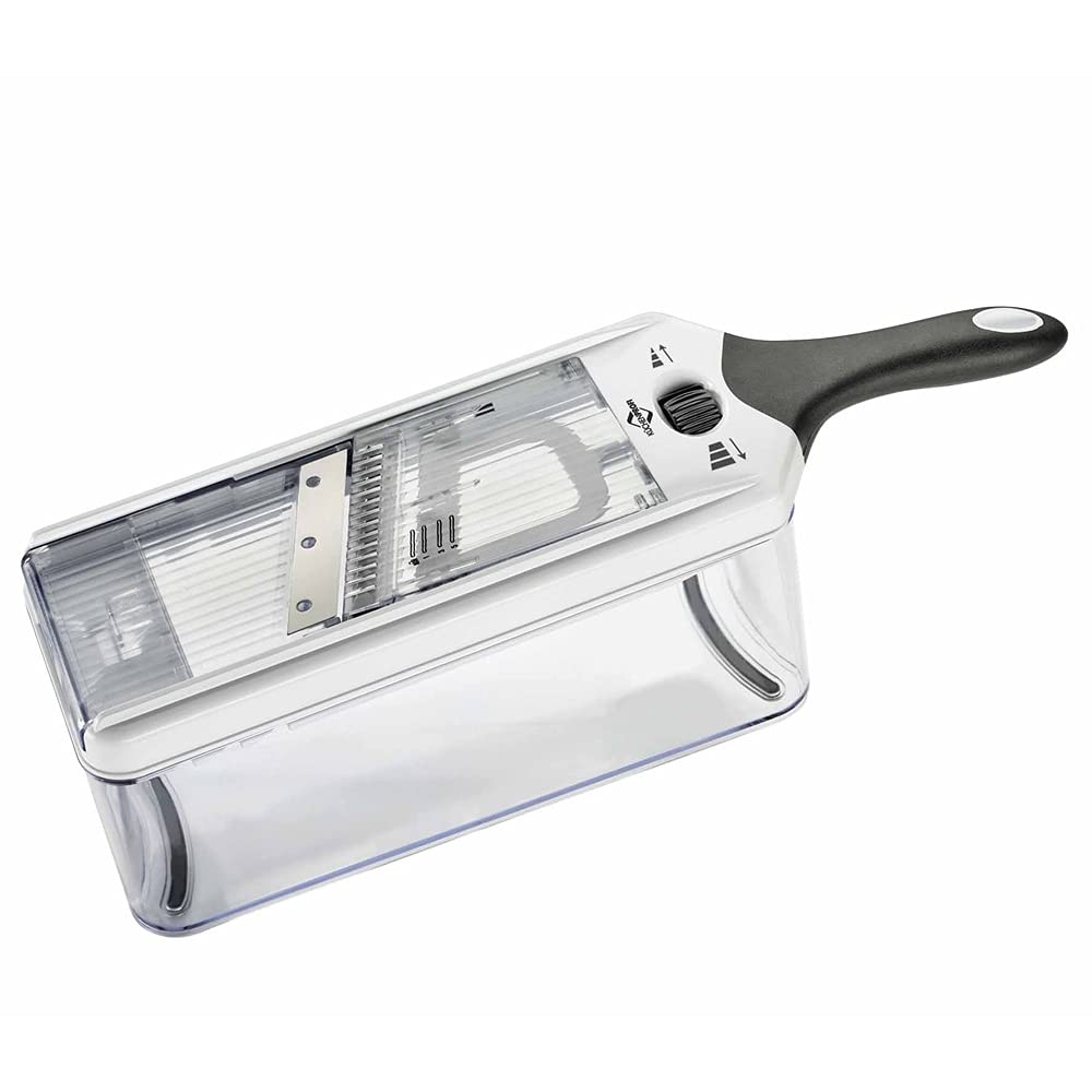 Küchenprofi VARIO-KP1310842200 Vegetable Slicer, 18/8 Stainless Steel, Clear/White, One Size, 6 Units