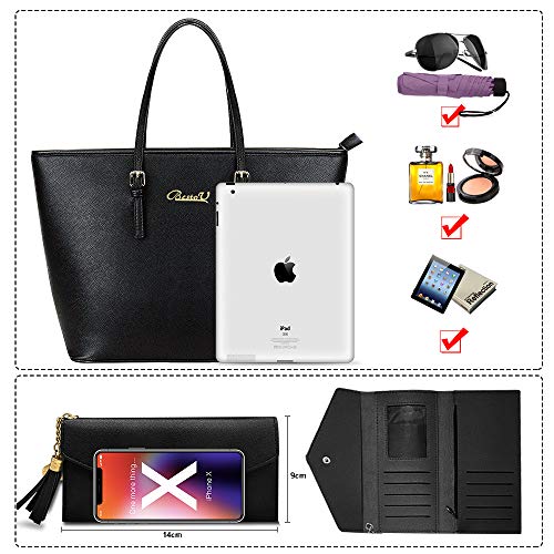 BestoU-Handbags-for-Women-Black-Large-Shoulder-Tote-Bag-for-Ladies-Purses-and-Handbags-Set
