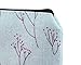 Leegoal(TM) Elegant Multi Fuctional Canvas Floral Pouch Pencil Pen Case Bag (Light Blue)