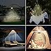 Grand patio Cordless 12 LED Offset Umbrella Lights, 3 Modes Warm White Umbrella Lights with Remote Control, Rechargeable Cantilever Umbrella Lights Used for Camping Tents or Outdoor Use