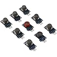 SHUATI 9PCS Gas Detection Sensor Module, MQ-2 MQ-3 MQ-4 MQ-5 MQ-6 MQ-7 MQ-8 MQ-9 MQ-135Smoke Sensor Module, Gas Sensor Module, Gas Sensor Blocks for Arduino