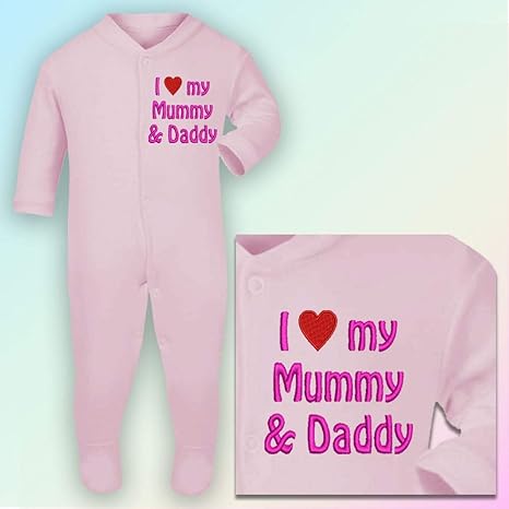 i love daddy sleepsuit