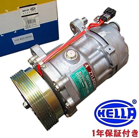 Amazon 代引き出荷可能 安心1年保証付き Vw ゴルフ3 ゴルフ4 ポロ パサート ヴェント Hella エアコンコンプレッサー クーラーコンプレッサー Acコンプレッサー新品 1hd エアコンコンプレッサー 車 バイク