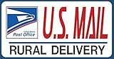 U.S. Mail Delivery Decal Sticker Sign. Rural Delivery Carrier Sticker USPS - 4