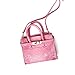CMK Trendy Kids Colorful Python Grain Kids Crossbody Handbags for Girls with Little Rhinestone Sheep (80013_Pink)