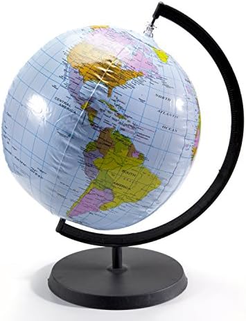 Inflatable 10 inch Kid's Globe with Stand By TOFL