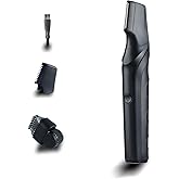 opdooke Electric Body Hair Trimmer for Men,Cordless Waterproof Body Razor 120 Mins Long Lasting,V-Shaped Lightweight Portable Pubic Hair Trimmer for Ball/Groin Pubic Sensitive Area