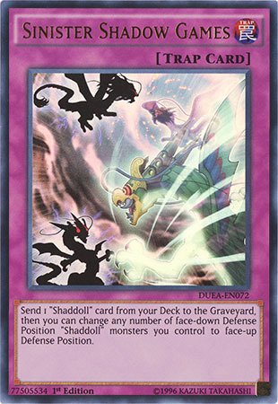 Yu-Gi-Oh! - Sinister Shadow Games (DUEA-EN072) - Duelist Alliance - 1st Edition - Ultra Rare