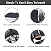 【2019 Upgraded】 Car Windshield Snow Cover, Double-Sided Protection Ice, Frost, UV Full Defense Season Protection Elastic Hooks Design Not Scratch Paint Large Size Fit for Most Vehicle 96