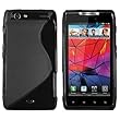 Mumbi - Carcasa de silicona y TPU para Motorola RAZR Droid XT910, color negro