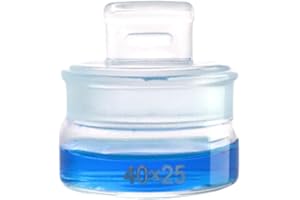 QiMan Low Form Weighing Bottle with Ground Stopper Borosilicate Glass Weighing Bottle 40 * 25mm