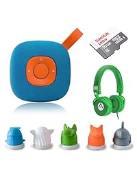 Jooki   Altavoz de transmisión WiFi   Simplemente el mejor reproductor de música para niños sin pantalla de música y historias con tecnología ToyTouch, auriculares A7 y tarjeta microSD de 16 GB