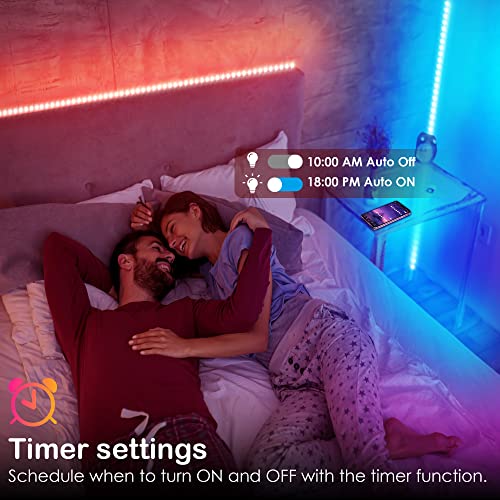 ViLSOM 100ft LED Strip Lights, Ultra Long Music Sync Timing LED Lights
