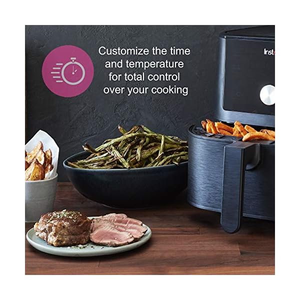 Instant Vortex 4-in-1 Digital Air Fryer, Health Air Fryer, Bake, Roast and Reheat, 1700W of Power – 5.7 Litre