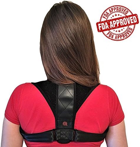 Posture Corrector for Women Men - Neck Pain Relief Upper Back Brace Shoulder Posture Corrector Men Women Under Clothes Bra Posture Brace Support Back Posture Brace Scoliosis Home Gym Slouching Upright
